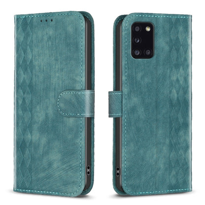 Plaid Embossed Leather Phone Case, For Samsung Galaxy A24 4G, For Samsung Galaxy A31, For Samsung Galaxy A32 4G, For Samsung Galaxy A32 5G, For Samsung Galaxy A33, For Samsung Galaxy A34, For Samsung Galaxy A41, For Samsung Galaxy A42 5G               ...