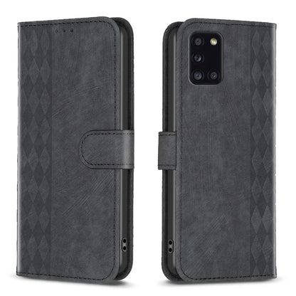 Plaid Embossed Leather Phone Case, For Samsung Galaxy A24 4G, For Samsung Galaxy A31, For Samsung Galaxy A32 4G, For Samsung Galaxy A32 5G, For Samsung Galaxy A33, For Samsung Galaxy A34, For Samsung Galaxy A41, For Samsung Galaxy A42 5G               ...