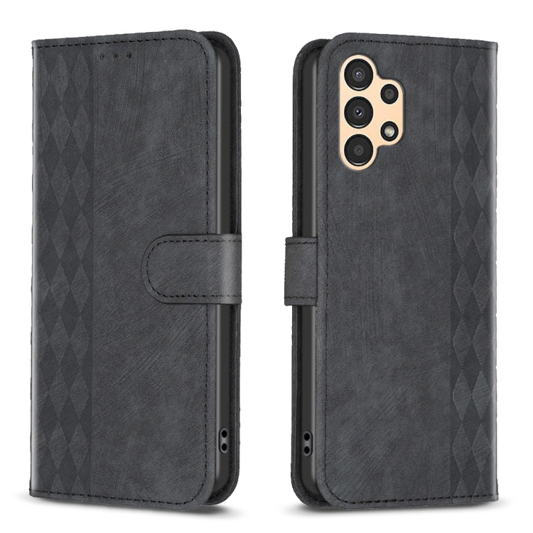 Plaid Embossed Leather Phone Case, For Samsung Galaxy A24 4G, For Samsung Galaxy A31, For Samsung Galaxy A32 4G, For Samsung Galaxy A32 5G, For Samsung Galaxy A33, For Samsung Galaxy A34, For Samsung Galaxy A41, For Samsung Galaxy A42 5G               ...