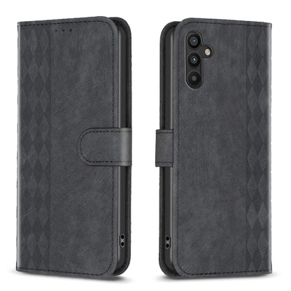 Plaid Embossed Leather Phone Case, For Samsung Galaxy A24 4G, For Samsung Galaxy A31, For Samsung Galaxy A32 4G, For Samsung Galaxy A32 5G, For Samsung Galaxy A33, For Samsung Galaxy A34, For Samsung Galaxy A41, For Samsung Galaxy A42 5G               ...