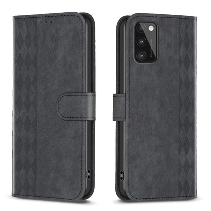 Plaid Embossed Leather Phone Case, For Samsung Galaxy A24 4G, For Samsung Galaxy A31, For Samsung Galaxy A32 4G, For Samsung Galaxy A32 5G, For Samsung Galaxy A33, For Samsung Galaxy A34, For Samsung Galaxy A41, For Samsung Galaxy A42 5G               ...