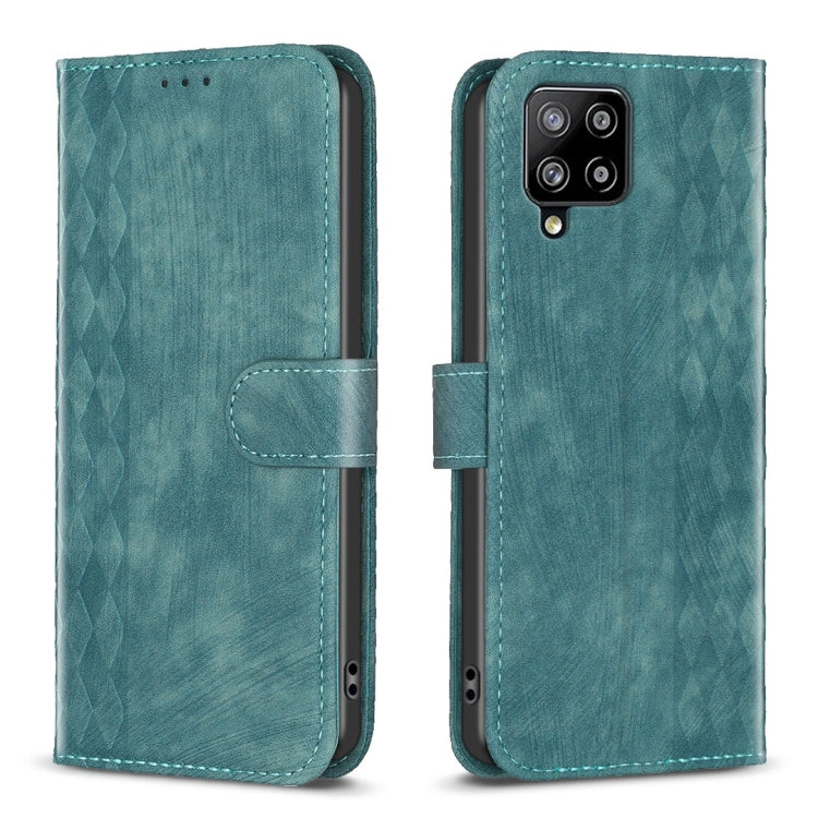 Plaid Embossed Leather Phone Case, For Samsung Galaxy A24 4G, For Samsung Galaxy A31, For Samsung Galaxy A32 4G, For Samsung Galaxy A32 5G, For Samsung Galaxy A33, For Samsung Galaxy A34, For Samsung Galaxy A41, For Samsung Galaxy A42 5G               ...