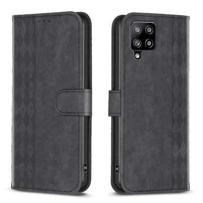 Plaid Embossed Leather Phone Case, For Samsung Galaxy A24 4G, For Samsung Galaxy A31, For Samsung Galaxy A32 4G, For Samsung Galaxy A32 5G, For Samsung Galaxy A33, For Samsung Galaxy A34, For Samsung Galaxy A41, For Samsung Galaxy A42 5G               ...