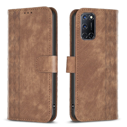 Plaid Embossed Leather Phone Case, For Samsung Galaxy A52 4G/5G, For Samsung Galaxy A53, For Samsung Galaxy A54, For Samsung Galaxy A71 4G, For Samsung Galaxy A72 4G/5G, For Samsung Galaxy A73