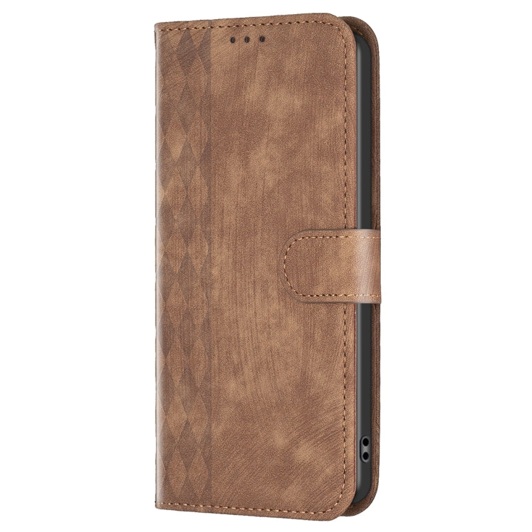 Plaid Embossed Leather Phone Case, For Samsung Galaxy A35, For Samsung Galaxy S24 Ultra 5G, For Samsung Galaxy A15, For Samsung Galaxy A25 5G, For Samsung Galaxy S23 5G, For Samsung Galaxy A55, For Samsung Galaxy S24+ 5G, For Samsung Galaxy S23 FE 5G  ...
