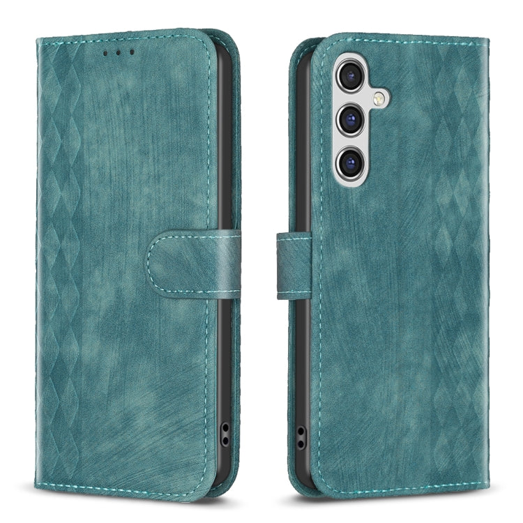 Plaid Embossed Leather Phone Case, For Samsung Galaxy A35, For Samsung Galaxy S24 Ultra 5G, For Samsung Galaxy A15, For Samsung Galaxy A25 5G, For Samsung Galaxy S23 5G, For Samsung Galaxy A55, For Samsung Galaxy S24+ 5G, For Samsung Galaxy S23 FE 5G  ...