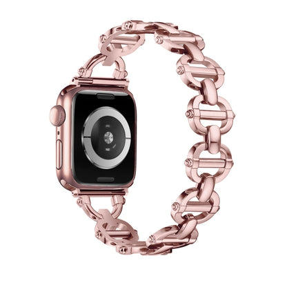 Ladder Buckle Metal Watch Band, For Apple Watch Series 10 46mm, For Apple Watch Series 10 42mm, For Apple Watch SE 2023 44mm, For Apple Watch SE 2023 40mm, For Apple Watch Ultra 2 49mm, For Apple Watch 9 45mm, For Apple Watch 9 41mm                    ...