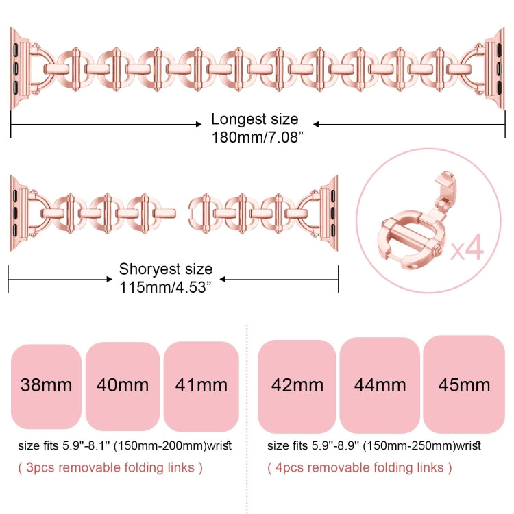 Ladder Buckle Metal Watch Band, For Apple Watch Ultra 49mm, For Apple Watch 8 41mm, For Apple Watch 8 45mm, For Apple Watch SE 2022 40mm, For Apple Watch SE 2022 44mm, For Apple Watch 7 41mm, For Apple Watch 7 45mm, For Apple Watch SE 40mm             ...