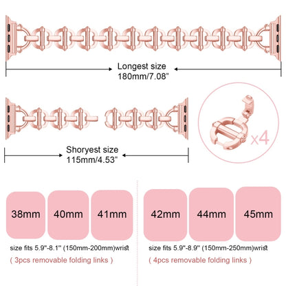 Ladder Buckle Metal Watch Band, For Apple Watch Ultra 49mm, For Apple Watch 8 41mm, For Apple Watch 8 45mm, For Apple Watch SE 2022 40mm, For Apple Watch SE 2022 44mm, For Apple Watch 7 41mm, For Apple Watch 7 45mm, For Apple Watch SE 40mm             ...