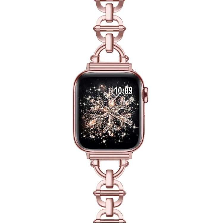 Ladder Buckle Metal Watch Band, For Apple Watch Series 10 46mm, For Apple Watch Series 10 42mm, For Apple Watch SE 2023 44mm, For Apple Watch SE 2023 40mm, For Apple Watch Ultra 2 49mm, For Apple Watch 9 45mm, For Apple Watch 9 41mm                    ...