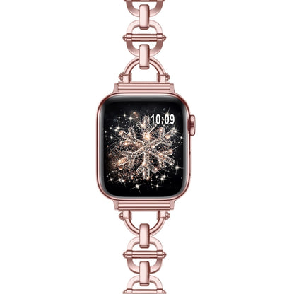 Ladder Buckle Metal Watch Band, For Apple Watch Series 10 46mm, For Apple Watch Series 10 42mm, For Apple Watch SE 2023 44mm, For Apple Watch SE 2023 40mm, For Apple Watch Ultra 2 49mm, For Apple Watch 9 45mm, For Apple Watch 9 41mm                    ...