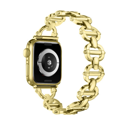 Ladder Buckle Metal Watch Band, For Apple Watch Series 10 46mm, For Apple Watch Series 10 42mm, For Apple Watch SE 2023 44mm, For Apple Watch SE 2023 40mm, For Apple Watch Ultra 2 49mm, For Apple Watch 9 45mm, For Apple Watch 9 41mm                    ...