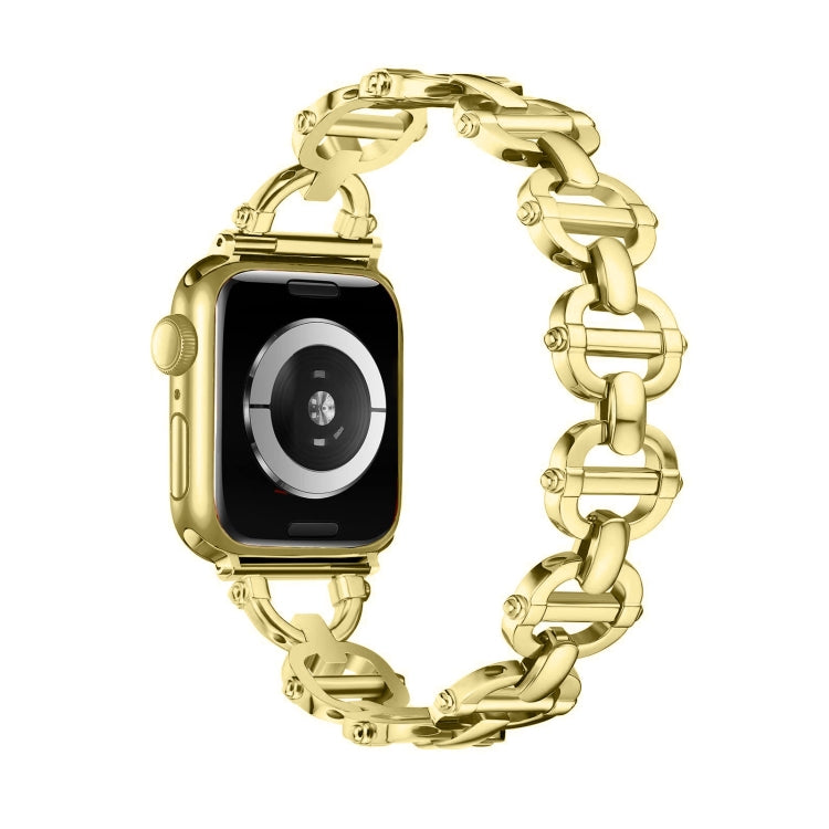 Ladder Buckle Metal Watch Band, For Apple Watch Series 10 46mm, For Apple Watch Series 10 42mm, For Apple Watch SE 2023 44mm, For Apple Watch SE 2023 40mm, For Apple Watch Ultra 2 49mm, For Apple Watch 9 45mm, For Apple Watch 9 41mm                    ...