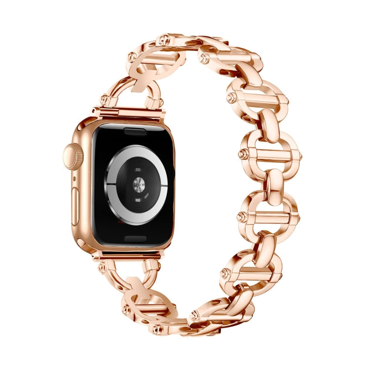 Ladder Buckle Metal Watch Band, For Apple Watch Series 10 46mm, For Apple Watch Series 10 42mm, For Apple Watch SE 2023 44mm, For Apple Watch SE 2023 40mm, For Apple Watch Ultra 2 49mm, For Apple Watch 9 45mm, For Apple Watch 9 41mm                    ...