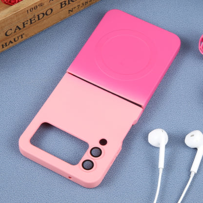 Liquid TPU Silicone Gradient MagSafe Phone Case, For Samsung Galaxy Z Flip3 5G, For Samsung Galaxy Z Flip5, For Samsung Galaxy Z Flip4