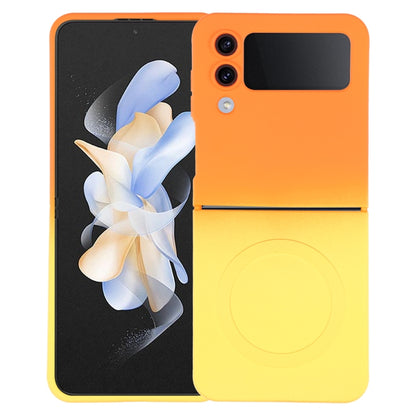 Liquid TPU Silicone Gradient MagSafe Phone Case, For Samsung Galaxy Z Flip3 5G, For Samsung Galaxy Z Flip5, For Samsung Galaxy Z Flip4