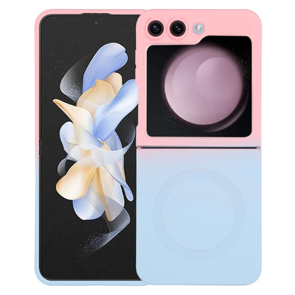 Liquid TPU Silicone Gradient MagSafe Phone Case, For Samsung Galaxy Z Flip3 5G, For Samsung Galaxy Z Flip5, For Samsung Galaxy Z Flip4