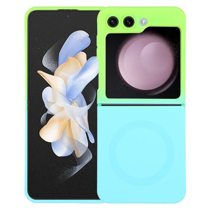 Liquid TPU Silicone Gradient MagSafe Phone Case, For Samsung Galaxy Z Flip3 5G, For Samsung Galaxy Z Flip5, For Samsung Galaxy Z Flip4