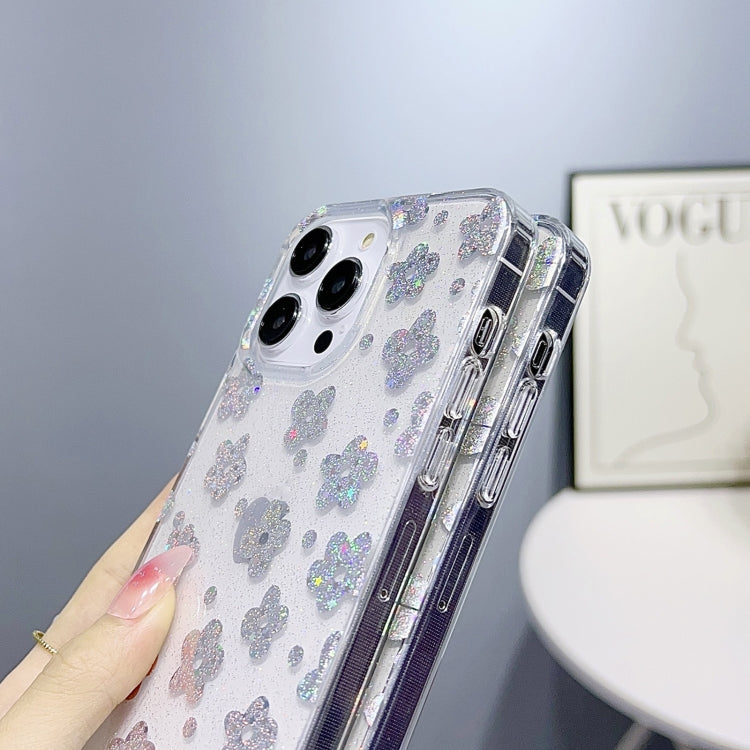 Little Star Series Glitter Powder TPU Phone Case, For iPhone 13 Pro, For iPhone 13 Pro Max, For iPhone 12, For iPhone 12 Pro