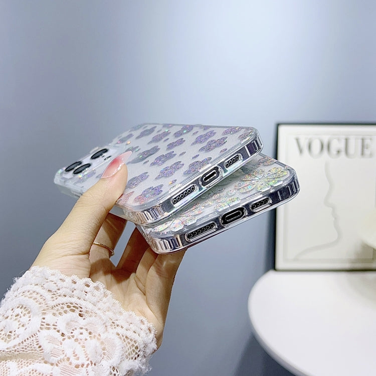 Little Star Series Glitter Powder TPU Phone Case, For iPhone 14, For iPhone 14 Pro, For iPhone 14 Pro Max, For iPhone 13