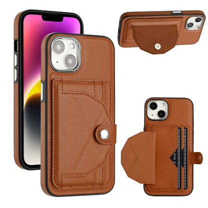 Shockproof Leather Phone Case with Card Holder, For iPhone 15 Pro Max, For iPhone 14, For iPhone 14 Plus, For iPhone 15 Pro, For iPhone 15 Plus, For iPhone 14 Pro, For iPhone 15, For iPhone 14 Pro Max