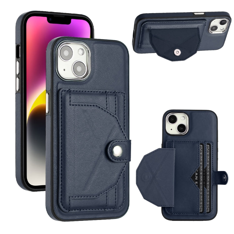 Shockproof Leather Phone Case with Card Holder, For iPhone 15 Pro Max, For iPhone 14, For iPhone 14 Plus, For iPhone 15 Pro, For iPhone 15 Plus, For iPhone 14 Pro, For iPhone 15, For iPhone 14 Pro Max