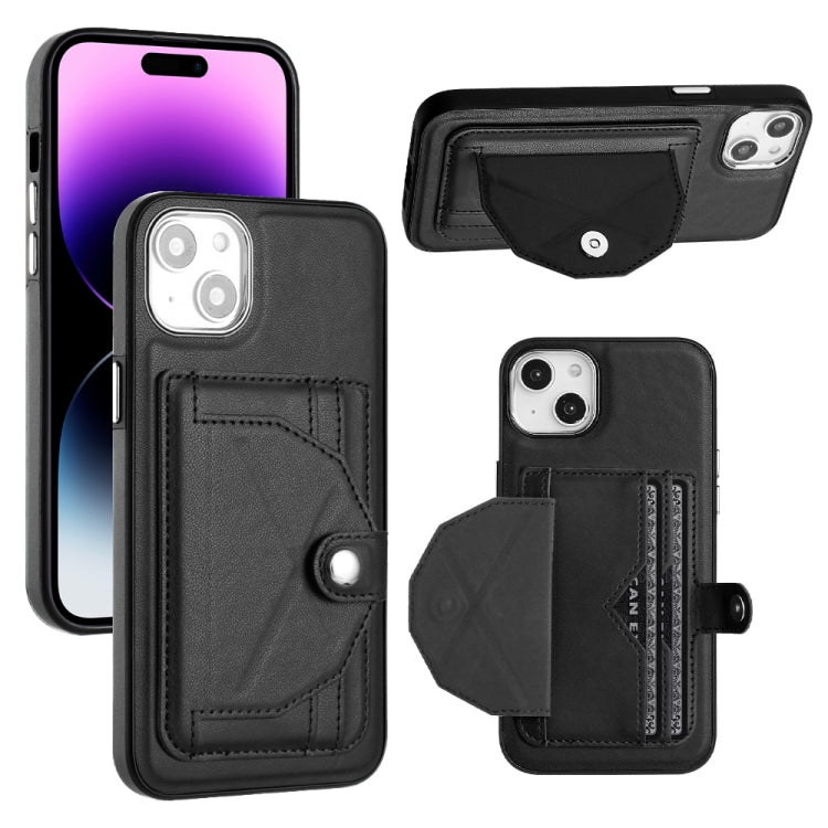 Shockproof Leather Phone Case with Card Holder, For iPhone 15 Pro Max, For iPhone 14, For iPhone 14 Plus, For iPhone 15 Pro, For iPhone 15 Plus, For iPhone 14 Pro, For iPhone 15, For iPhone 14 Pro Max