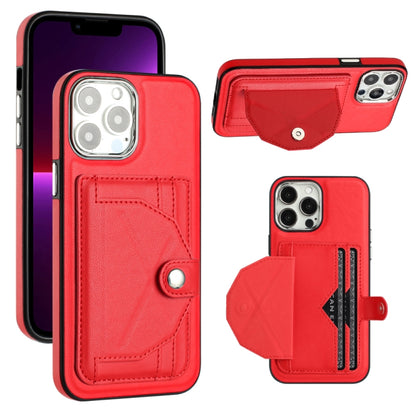Shockproof Leather Phone Case with Card Holder, For iPhone 15 Pro Max, For iPhone 14, For iPhone 14 Plus, For iPhone 15 Pro, For iPhone 15 Plus, For iPhone 14 Pro, For iPhone 15, For iPhone 14 Pro Max
