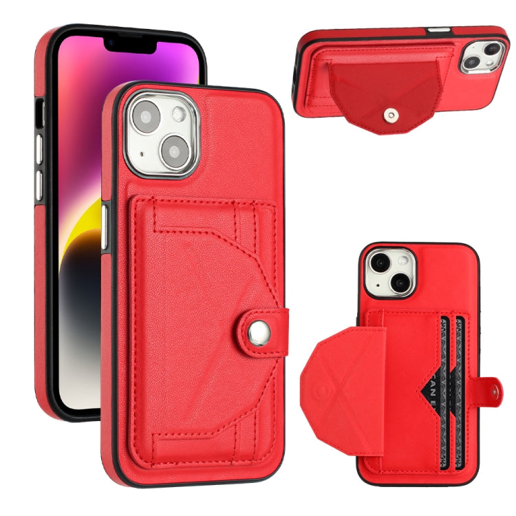 Shockproof Leather Phone Case with Card Holder, For iPhone 13, For iPhone 13 Pro, For iPhone 13 Pro Max, For iPhone 12 / 12 Pro, For iPhone 12 Pro Max, For iPhone 11, For iPhone 11 Pro, For iPhone 11 Pro Max