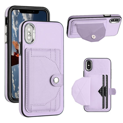 Shockproof Leather Phone Case with Card Holder, For iPhone XS Max, For iPhone XR, For iPhone X / XS, For iPhone SE 2022/SE 2020/6/7/8, For iPhone 6 Plus/7 Plus/8 Plus