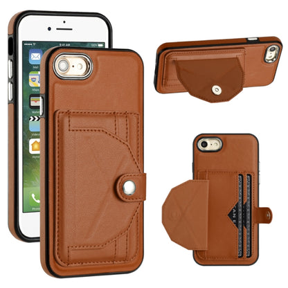 Shockproof Leather Phone Case with Card Holder, For iPhone XS Max, For iPhone XR, For iPhone X / XS, For iPhone SE 2022/SE 2020/6/7/8, For iPhone 6 Plus/7 Plus/8 Plus