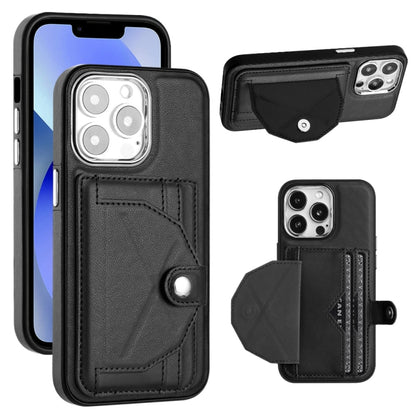 Shockproof Leather Phone Case with Card Holder, For iPhone 15 Pro Max, For iPhone 14, For iPhone 14 Plus, For iPhone 15 Pro, For iPhone 15 Plus, For iPhone 14 Pro, For iPhone 15, For iPhone 14 Pro Max
