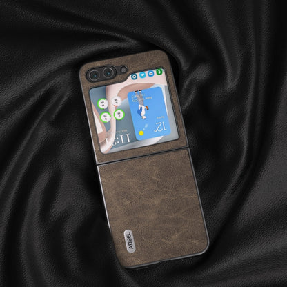ABEEL Dream Litchi Texture PU Phone Case, For Samsung Galaxy Z Flip5, For Samsung Galaxy Z Fold5