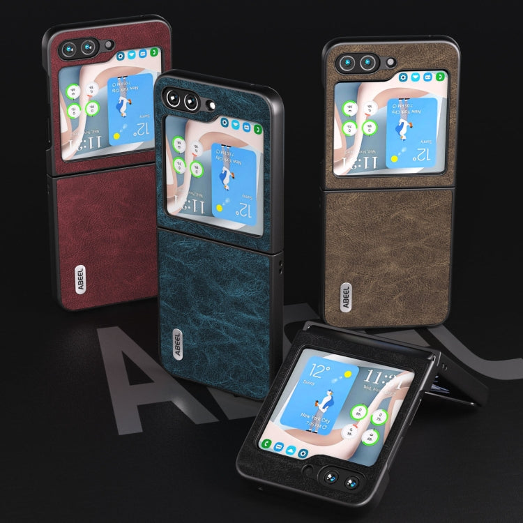 ABEEL Dream Litchi Texture PU Phone Case, For Samsung Galaxy Z Flip5, For Samsung Galaxy Z Fold5