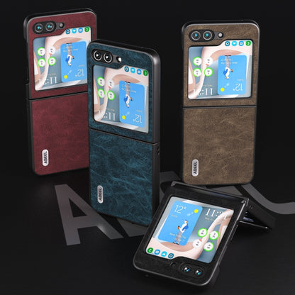 ABEEL Dream Litchi Texture PU Phone Case, For Samsung Galaxy Z Flip5, For Samsung Galaxy Z Fold5