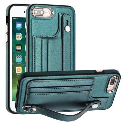 Shockproof Leather Phone Case with Wrist Strap, For iPhone XS Max, For iPhone XR, For iPhone X / XS, For iPhone SE 2022/SE 2020/6/7/8, For iPhone 6 Plus/7 Plus/8 Plus