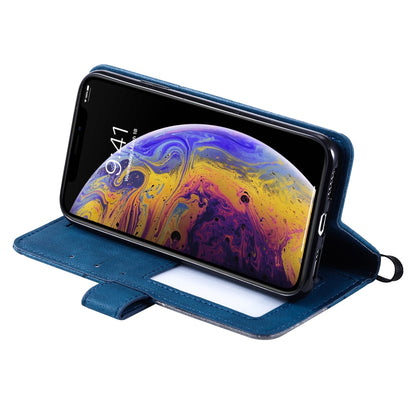 Skin Feel Splicing Horizontal Flip Leather Case with Holder & Card Slots & Wallet & Photo Frame, For iPhone XS / X, For iPhone 6 Plus, For iPhone 6, For iPhone 7 Plus, For iPhone 11, For iPhone 11 Pro, For iPhone 11 Pro Max                             ...