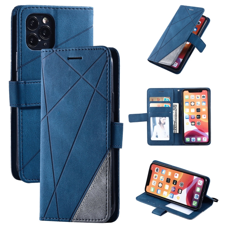 Skin Feel Splicing Horizontal Flip Leather Case with Holder & Card Slots & Wallet & Photo Frame, For iPhone XS / X, For iPhone 6 Plus, For iPhone 6, For iPhone 7 Plus, For iPhone 11, For iPhone 11 Pro, For iPhone 11 Pro Max                             ...