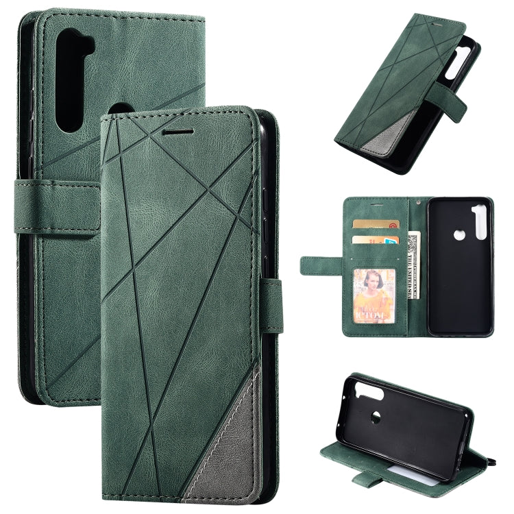 Skin Feel Splicing Horizontal Flip Leather Case with Holder & Card Slots & Wallet & Photo Frame, For iPhone XS / X, For iPhone 6 Plus, For iPhone 6, For iPhone 7 Plus, For iPhone 11, For iPhone 11 Pro, For iPhone 11 Pro Max                             ...