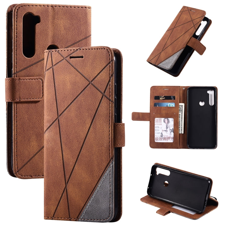 Skin Feel Splicing Horizontal Flip Leather Case with Holder & Card Slots & Wallet & Photo Frame, For iPhone XS / X, For iPhone 6 Plus, For iPhone 6, For iPhone 7 Plus, For iPhone 11, For iPhone 11 Pro, For iPhone 11 Pro Max                             ...