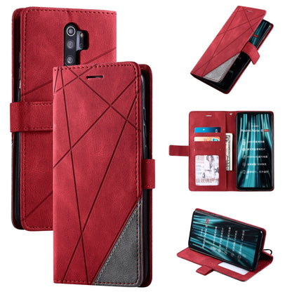 Skin Feel Splicing Horizontal Flip Leather Case with Holder & Card Slots & Wallet & Photo Frame, For iPhone XS / X, For iPhone 6 Plus, For iPhone 6, For iPhone 7 Plus, For iPhone 11, For iPhone 11 Pro, For iPhone 11 Pro Max                             ...