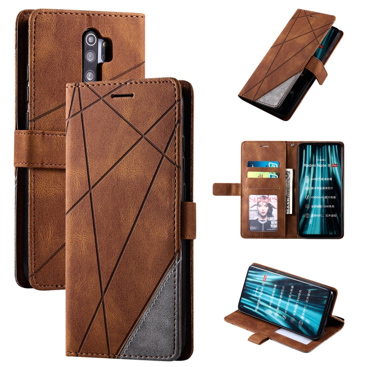 Skin Feel Splicing Horizontal Flip Leather Case with Holder & Card Slots & Wallet & Photo Frame, For iPhone XS / X, For iPhone 6 Plus, For iPhone 6, For iPhone 7 Plus, For iPhone 11, For iPhone 11 Pro, For iPhone 11 Pro Max                             ...