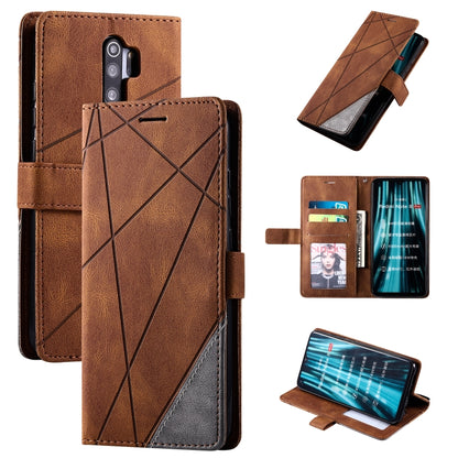 Skin Feel Splicing Horizontal Flip Leather Case with Holder & Card Slots & Wallet & Photo Frame, For iPhone XS / X, For iPhone 6 Plus, For iPhone 6, For iPhone 7 Plus, For iPhone 11, For iPhone 11 Pro, For iPhone 11 Pro Max                             ...