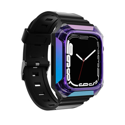 Armor Case Integrated TPU Watch Band, For Apple Watch SE 2025 / 2023 44mm, For Apple Watch SE 2025 / 2023 40mm, For Apple Watch Series 11 / 10 42mm, For Apple Watch Ultra 3 / 2 49mm, For Apple Watch 9 45mm, For Apple Watch 9 41mm                       ...
