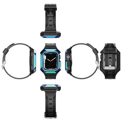 Armor Case Integrated TPU Watch Band, For Apple Watch SE 2025 / 2023 44mm, For Apple Watch SE 2025 / 2023 40mm, For Apple Watch Series 11 / 10 42mm, For Apple Watch Ultra 3 / 2 49mm, For Apple Watch 9 45mm, For Apple Watch 9 41mm                       ...