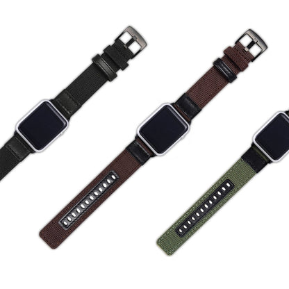 Nylon Watchband, For Apple Watch Series 7 41mm / 6 & SE & 5 & 4 40mm / 3 & 2 & 1 38mm