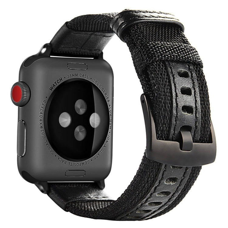 Nylon Watchband, For Apple Watch Series 7 41mm / 6 & SE & 5 & 4 40mm / 3 & 2 & 1 38mm