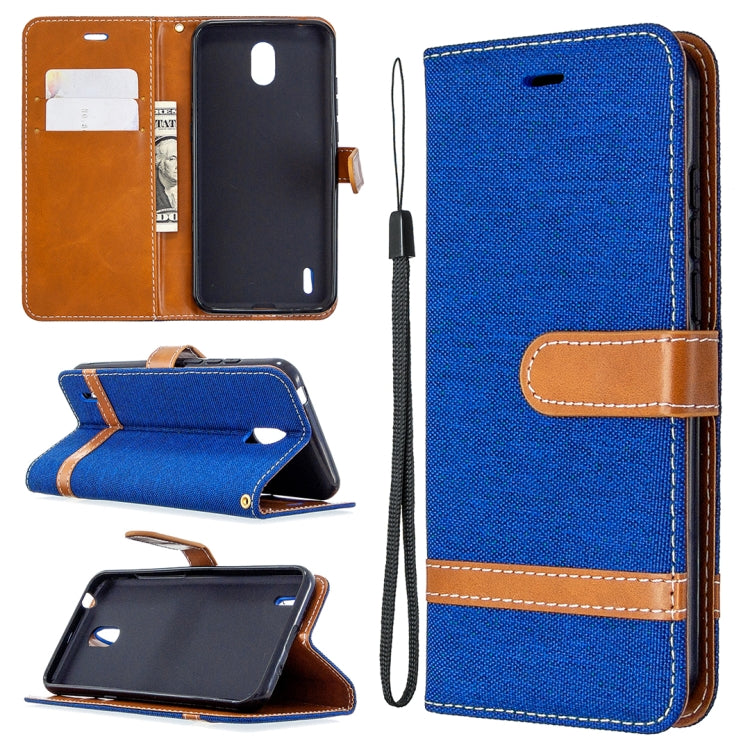 Denim Texture Horizontal Flip Leather Case with Holder & Card Slots & Wallet & Lanyard, For LG K61, For Nokia 1.3, For Samsung Galaxy A31