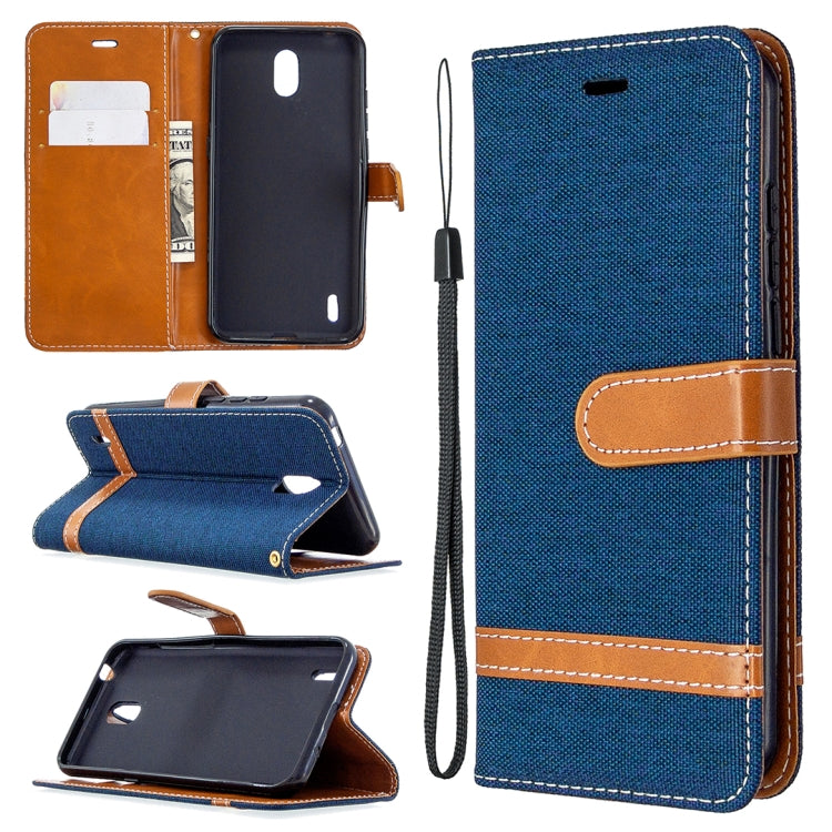 Denim Texture Horizontal Flip Leather Case with Holder & Card Slots & Wallet & Lanyard, For LG K61, For Nokia 1.3, For Samsung Galaxy A31