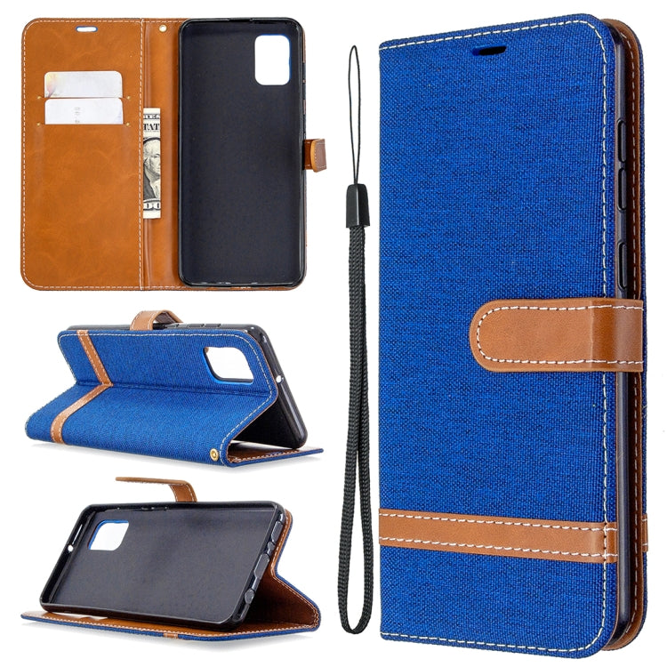 Denim Texture Horizontal Flip Leather Case with Holder & Card Slots & Wallet & Lanyard, For LG K61, For Nokia 1.3, For Samsung Galaxy A31